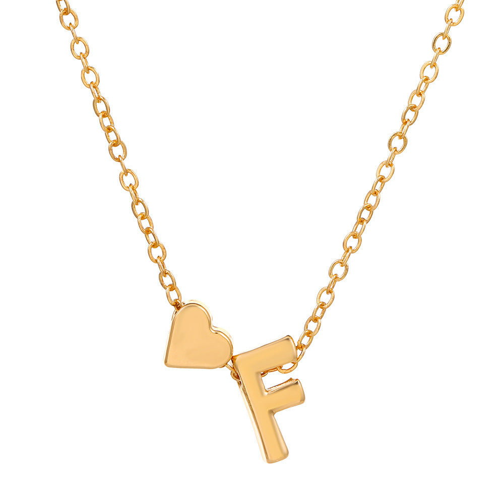 🔥Last Day $9.99📿Tiny Initial Necklaces Heart Letter A-Z