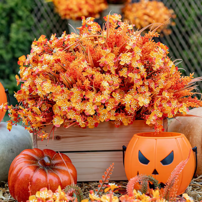 Upgraded High-grade Material🎃🎃Rainproof Lifelike Artificial Flowers With UV-Shield Coating