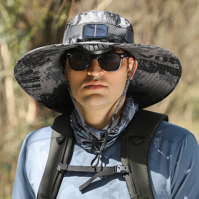đBest fatherâs Day Giftsâ€2025 New Ultralight Solar Fan Sun Hat â Lighter Than a Baseball!âŸ(Only 11oz)
