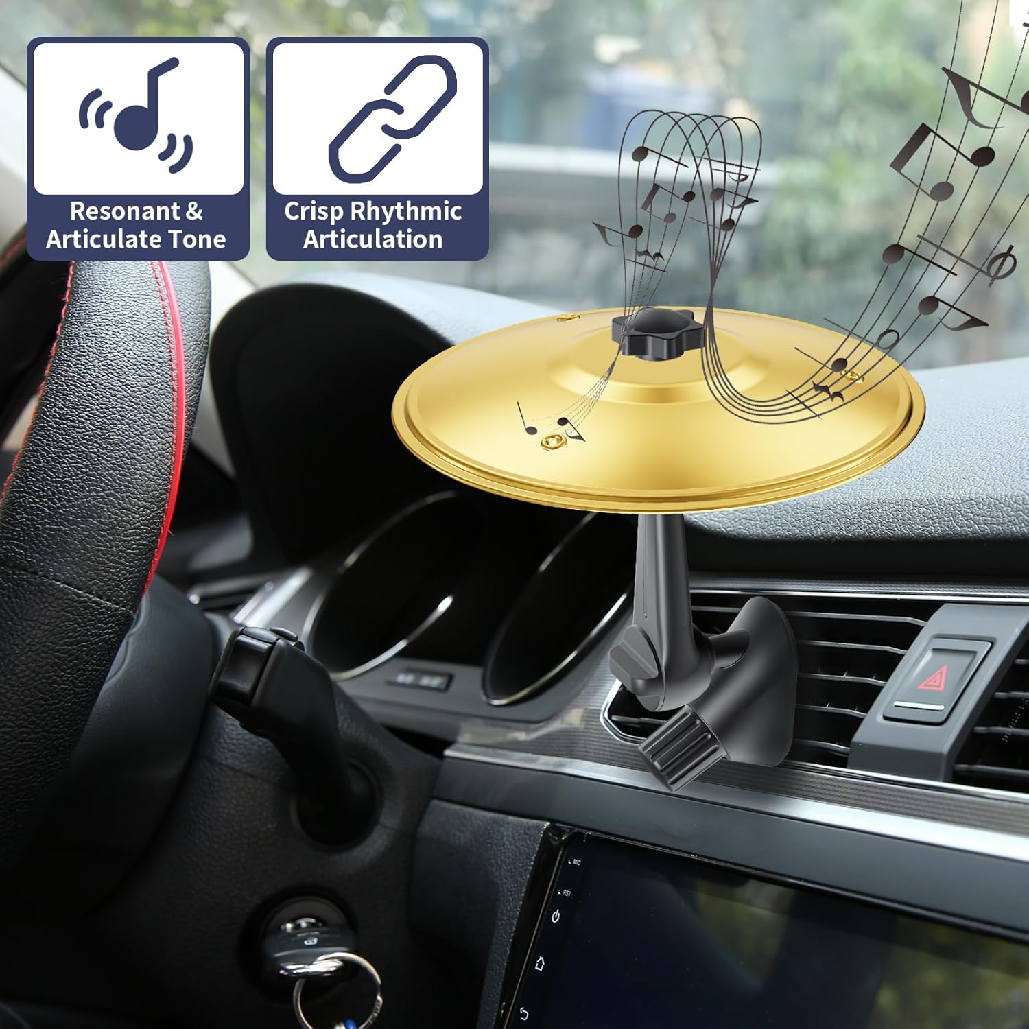 🔥Hot Sale -Car Mini Drum Cymbal