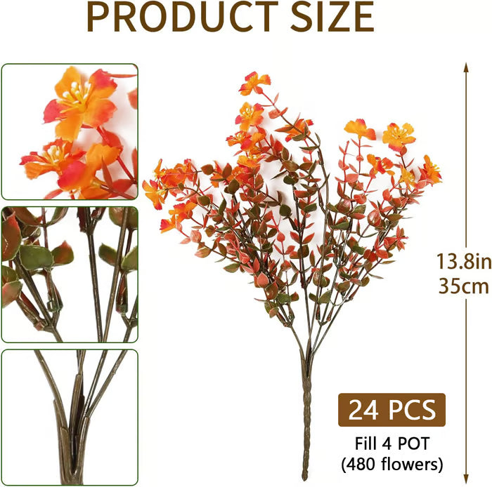Upgraded High-grade Material🎃🎃Rainproof Lifelike Artificial Flowers With UV-Shield Coating