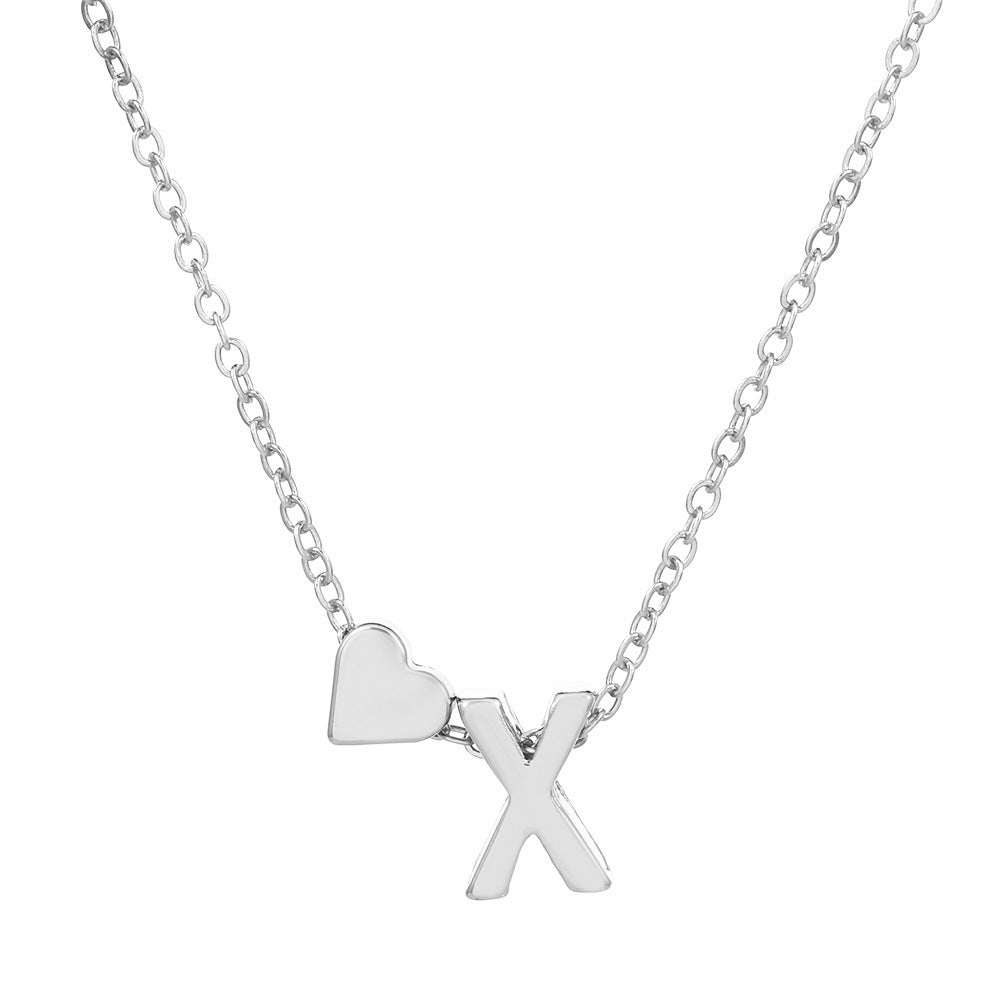🔥Last Day $9.99📿Tiny Initial Necklaces Heart Letter A-Z