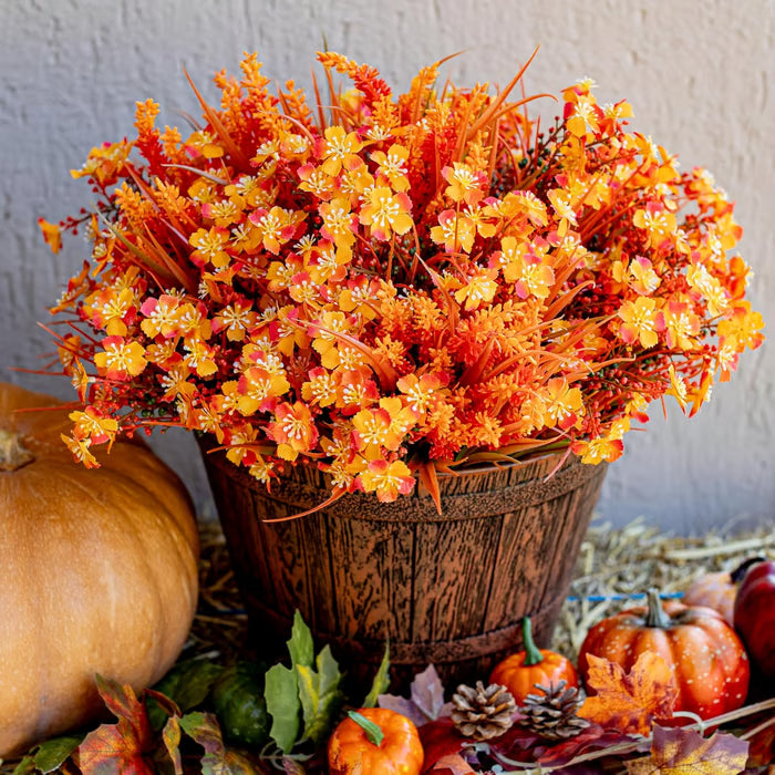 Upgraded High-grade Material🎃🎃Rainproof Lifelike Artificial Flowers With UV-Shield Coating