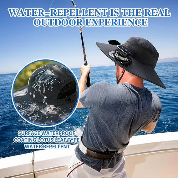 đBest fatherâs Day Giftsâ€2025 New Ultralight Solar Fan Sun Hat â Lighter Than a Baseball!âŸ(Only 11oz)