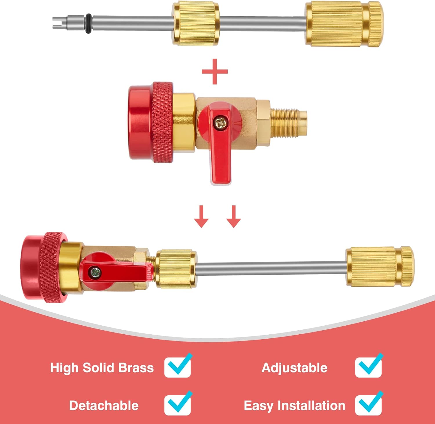 💥LAST DAY SALE 49% OFF💥-Auto AC Valve Core Remover Installer Tool