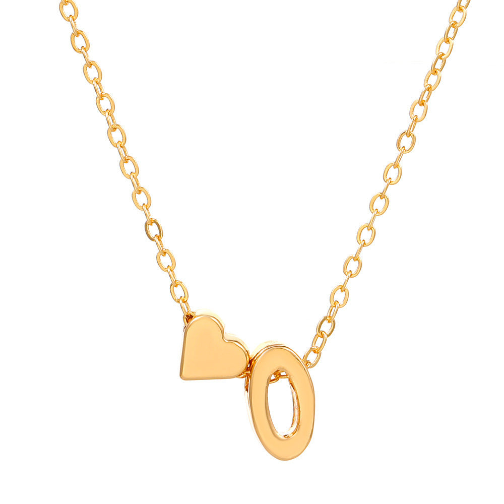 🔥Last Day $9.99📿Tiny Initial Necklaces Heart Letter A-Z
