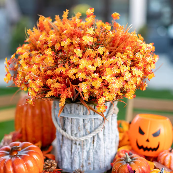 Upgraded High-grade Material🎃🎃Rainproof Lifelike Artificial Flowers With UV-Shield Coating