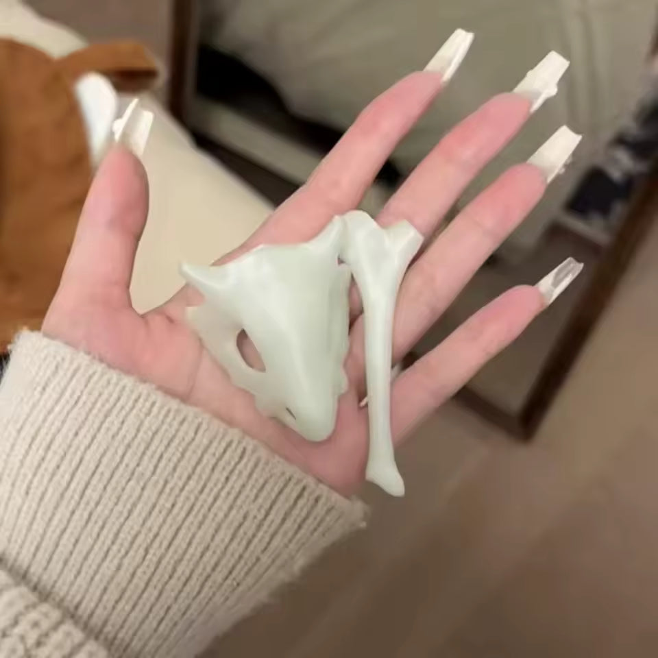 Cubone Skull Hair Accessory