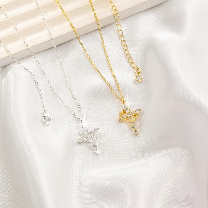 【LAST DAY 49% OFF】Crown Cross Faith Necklace