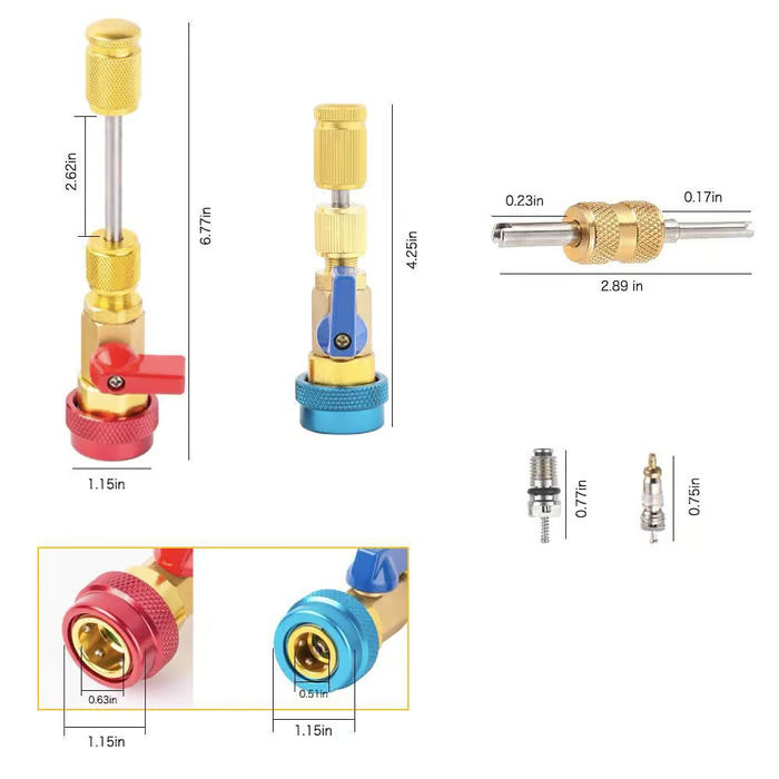 💥LAST DAY SALE 49% OFF💥-Auto AC Valve Core Remover Installer Tool