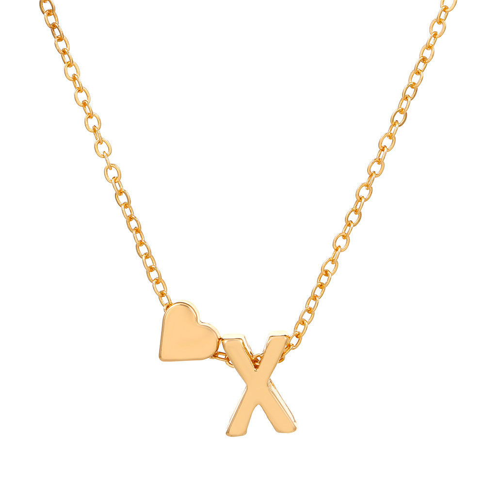 🔥Last Day $9.99📿Tiny Initial Necklaces Heart Letter A-Z
