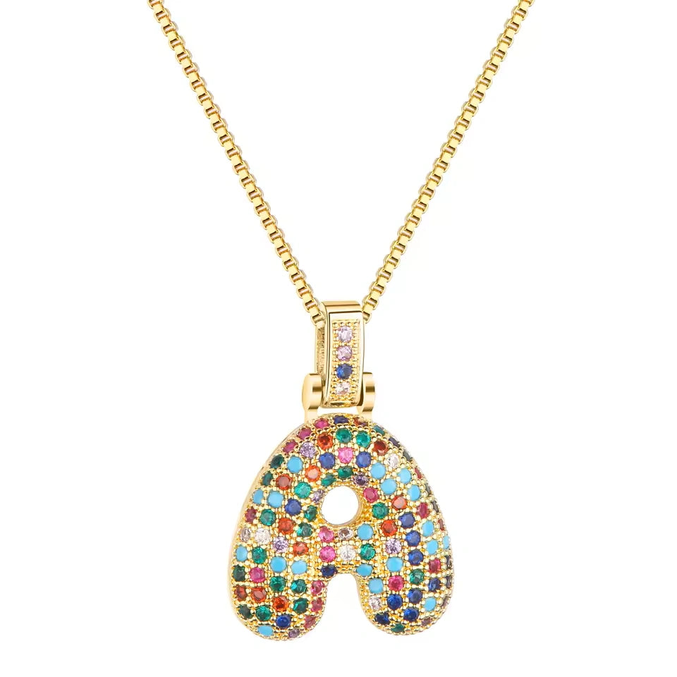 【LAST DAY 49% OFF】Bubble Letter Necklace