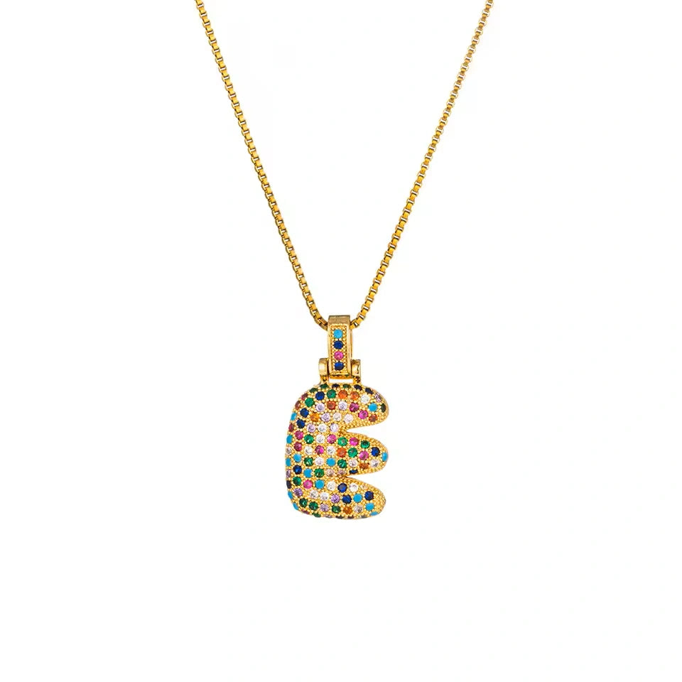 【LAST DAY 49% OFF】Bubble Letter Necklace