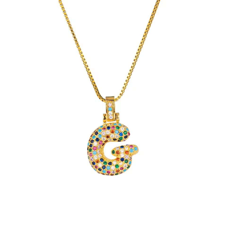 【LAST DAY 49% OFF】Bubble Letter Necklace