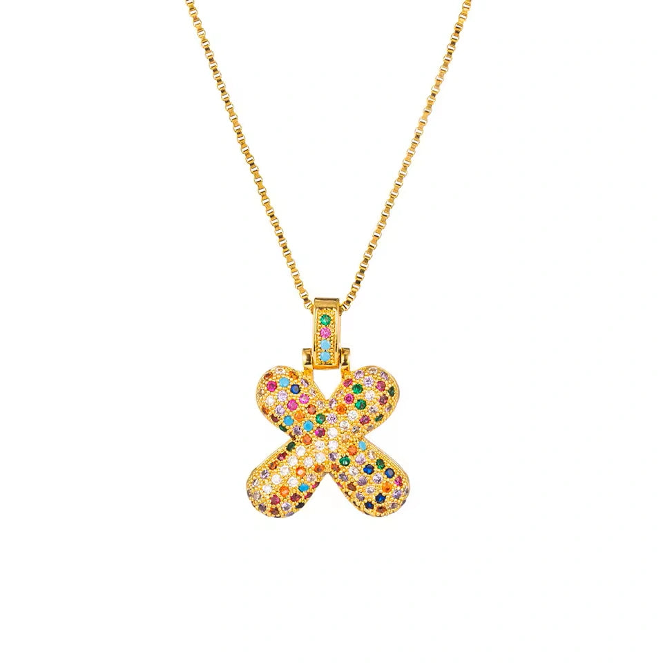【LAST DAY 49% OFF】Bubble Letter Necklace