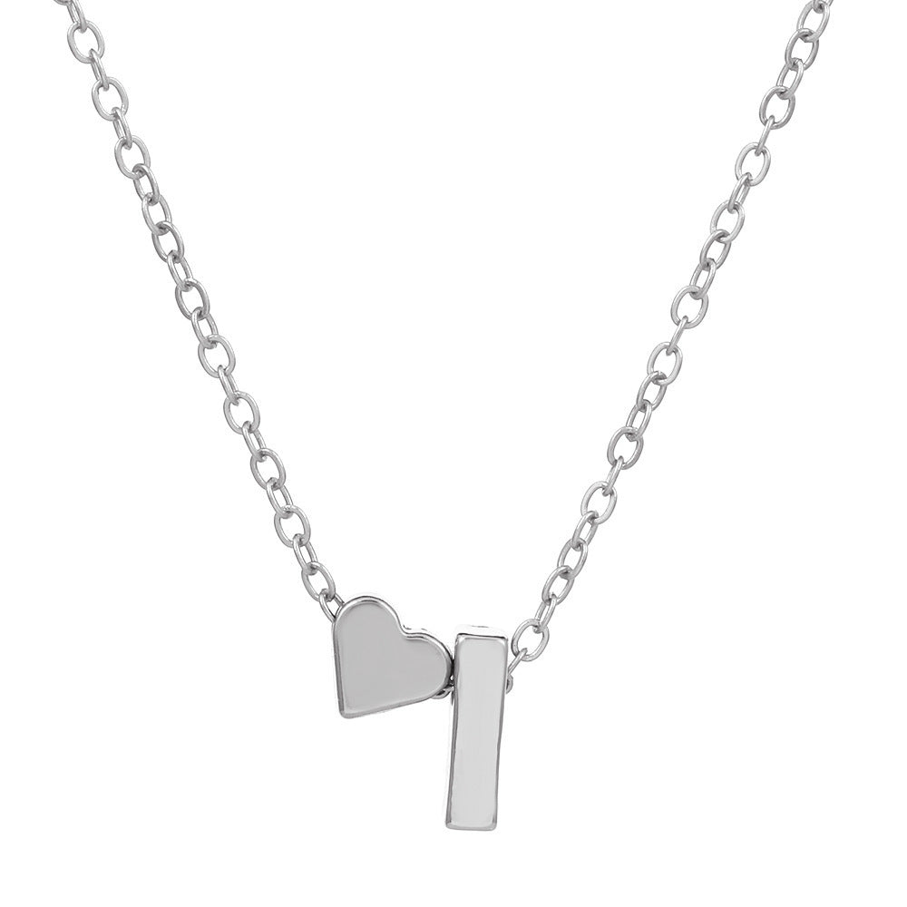 🔥Last Day $9.99📿Tiny Initial Necklaces Heart Letter A-Z