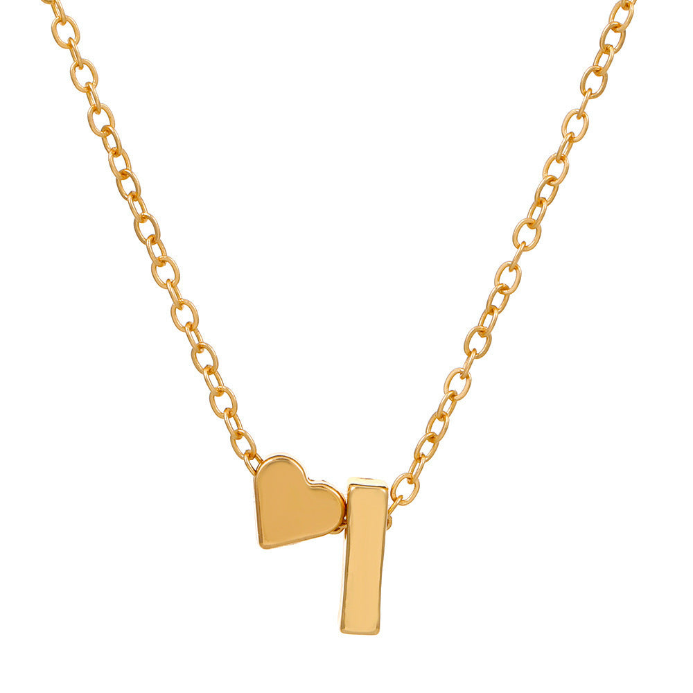 🔥Last Day $9.99📿Tiny Initial Necklaces Heart Letter A-Z