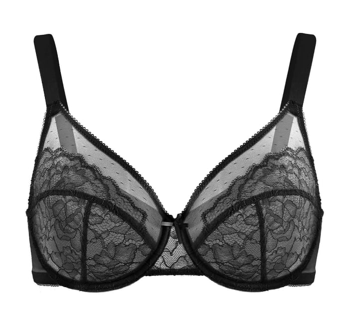 š„LAST DAY 49% OFFš„Minimizer Bra for Women - Plus Size Mermaid Scales Lace Bra Full Coverage for Heavy Breast