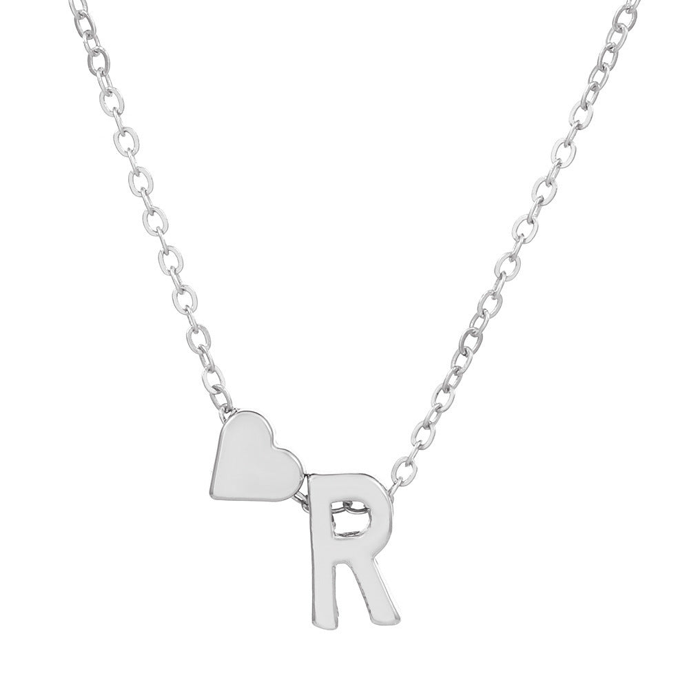 🔥Last Day $9.99📿Tiny Initial Necklaces Heart Letter A-Z