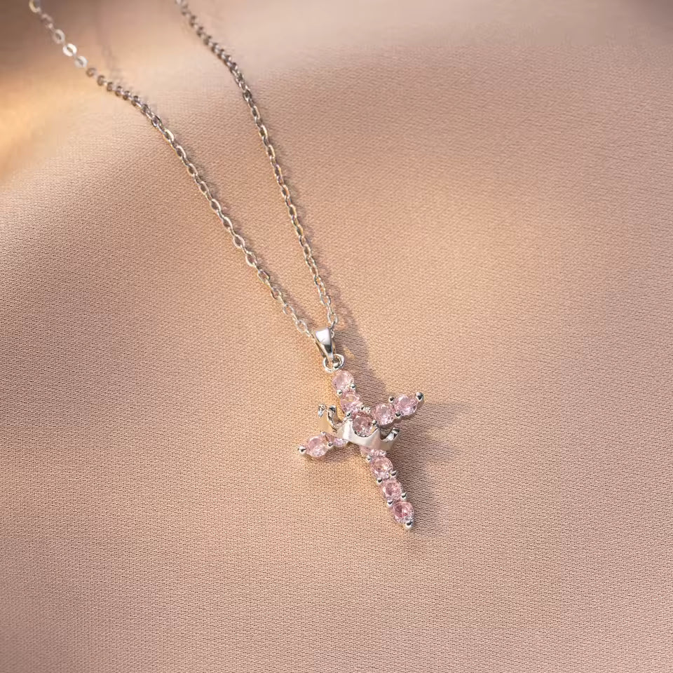 【LAST DAY 49% OFF】Crown Cross Faith Necklace