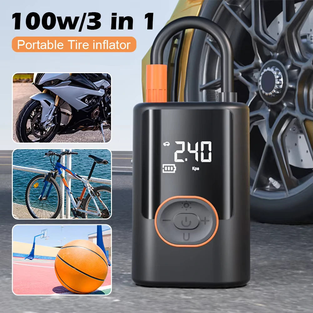 ✨Last Day 40% OFF - Multifunctional Portable Tire Airpump