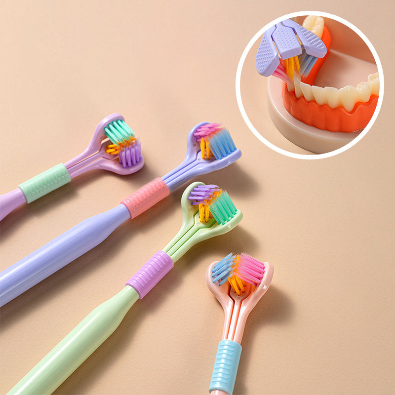 🔥3D Stereo Three-Sided Toothbrush The Ultimate in oral care Innovation