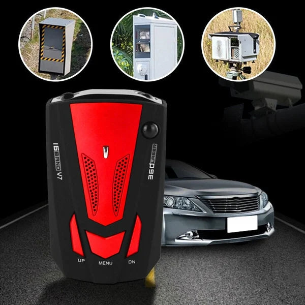 V7 Vehicle Early Warning Lidar Flow Speed Radar Detector for Cars Alarm  System y