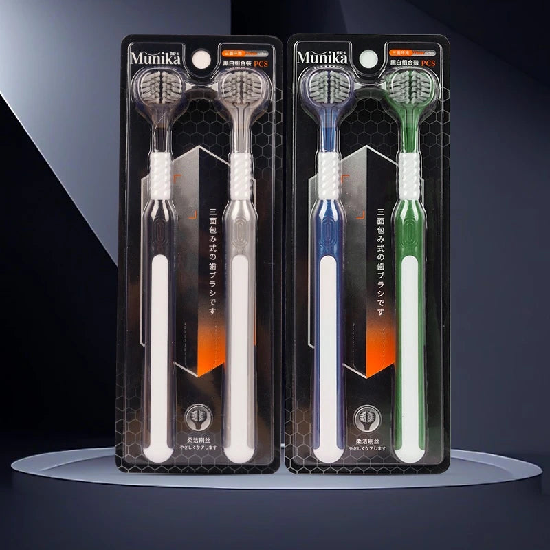 🔥3D Stereo Three-Sided Toothbrush The Ultimate in oral care Innovation