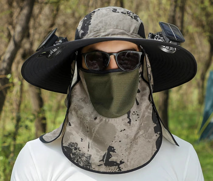 🎁Best father‘s Day Gifts❤2025 New Ultralight Solar Fan Sun Hat – Lighter Than a Baseball!⚾(Only 11oz)