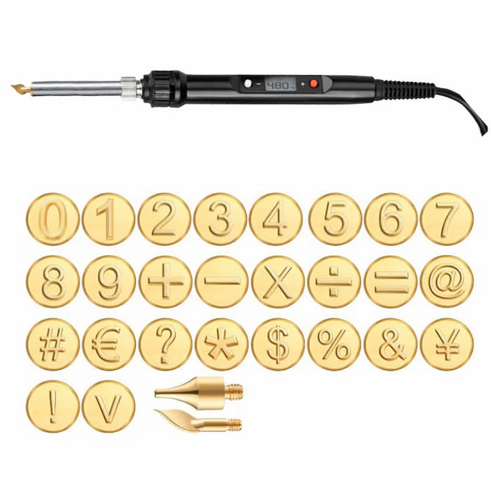 ✨26 Letters Copper Mold —DIY Wood Burning/Carving Set✨