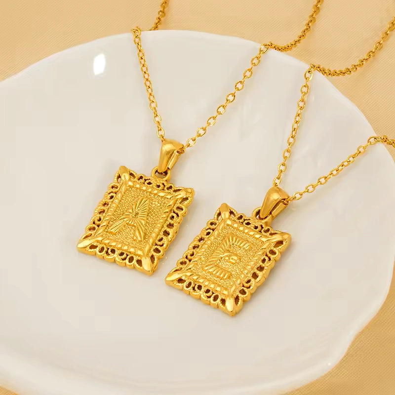 【LAST DAY 49% OFF】Initial Letter Pendant Necklaces