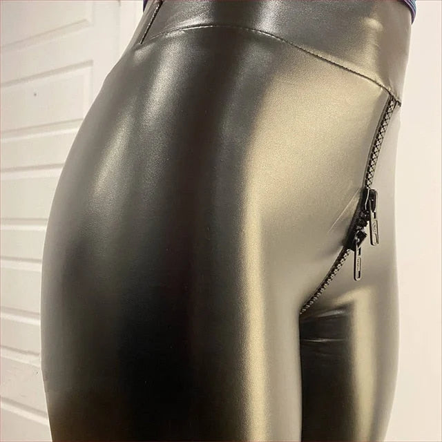 🔥Hot Sale 40% OFF-Matte Leather Trousers