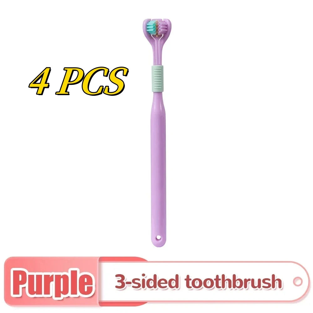 🔥3D Stereo Three-Sided Toothbrush The Ultimate in oral care Innovation