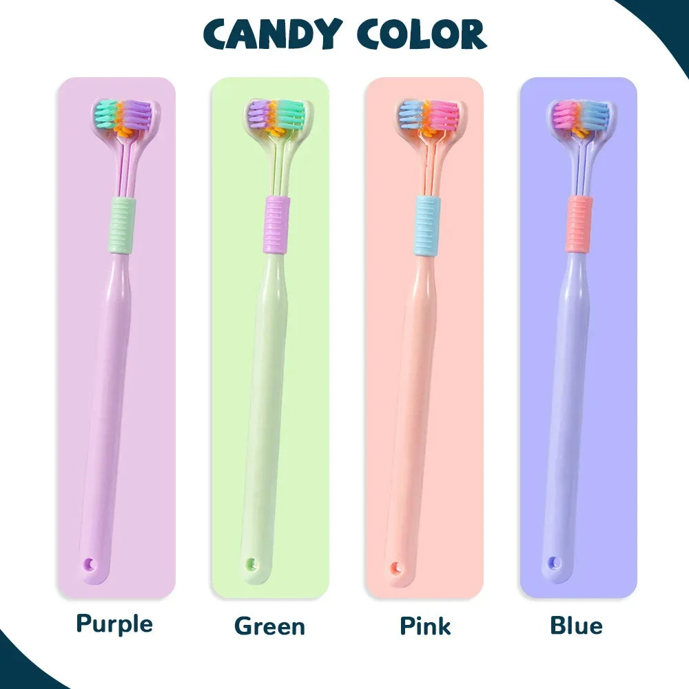 🔥3D Stereo Three-Sided Toothbrush The Ultimate in oral care Innovation