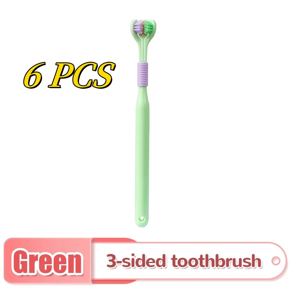 🔥3D Stereo Three-Sided Toothbrush The Ultimate in oral care Innovation