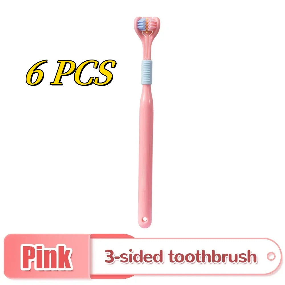 🔥3D Stereo Three-Sided Toothbrush The Ultimate in oral care Innovation