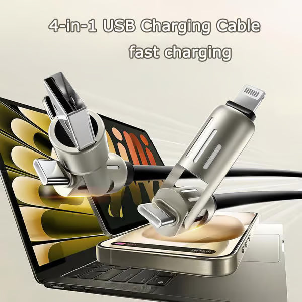 🔥Last Day 49% OFF🔥 4-in-1 USB Charging Cable fast charging MAX 240W