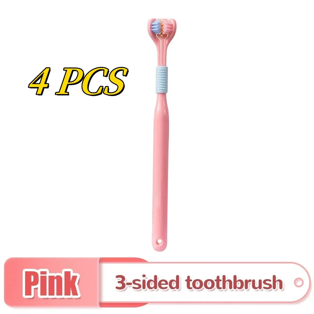 🔥3D Stereo Three-Sided Toothbrush The Ultimate in oral care Innovation