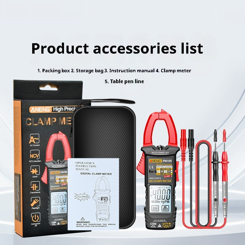 Clamp Voltmeter Digital Multimeter Electrician Repair