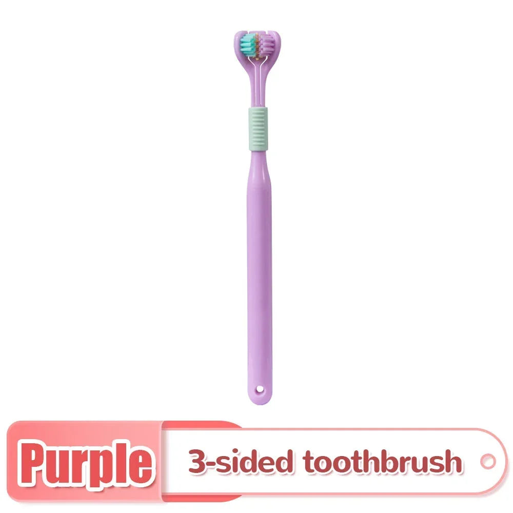 🔥3D Stereo Three-Sided Toothbrush The Ultimate in oral care Innovation