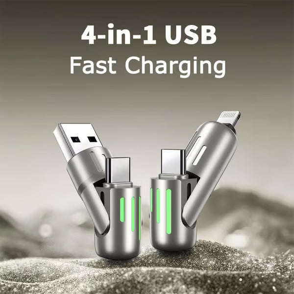 🔥Last Day 49% OFF🔥 4-in-1 USB Charging Cable fast charging MAX 240W