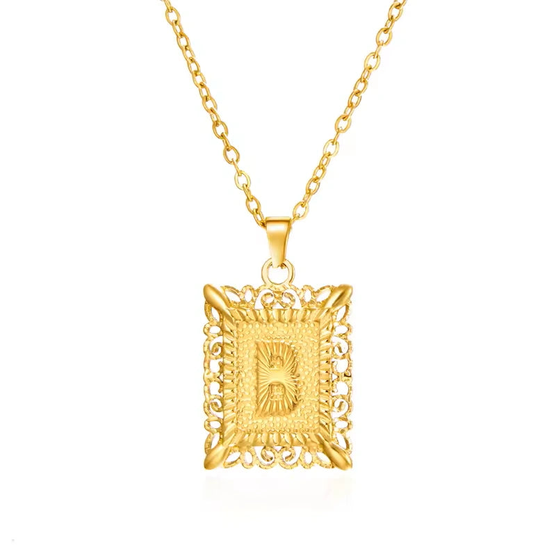 【LAST DAY 49% OFF】Initial Letter Pendant Necklaces