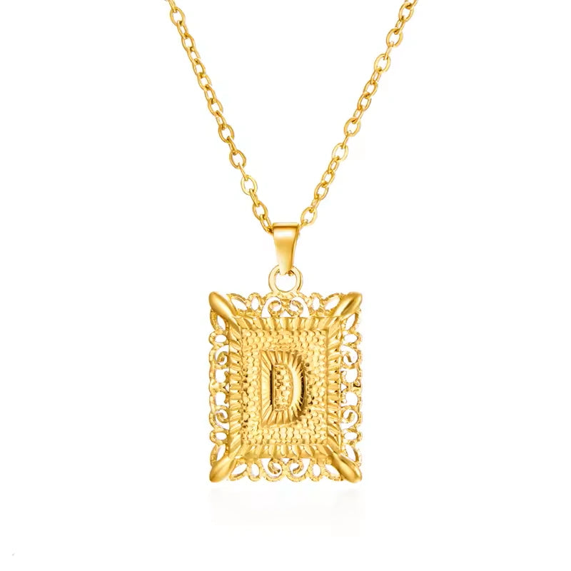 【LAST DAY 49% OFF】Initial Letter Pendant Necklaces