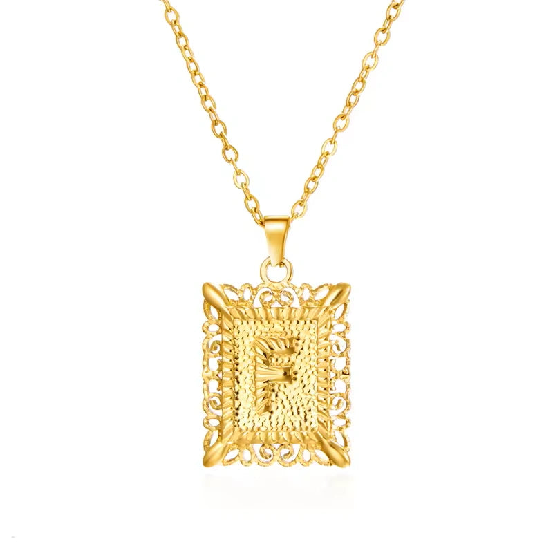 【LAST DAY 49% OFF】Initial Letter Pendant Necklaces