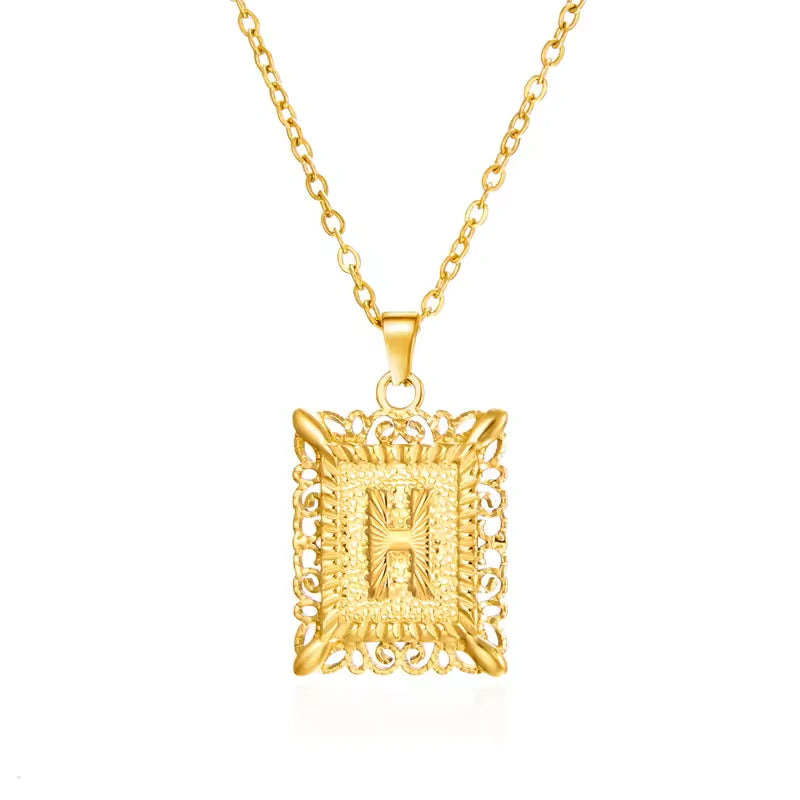 【LAST DAY 49% OFF】Initial Letter Pendant Necklaces