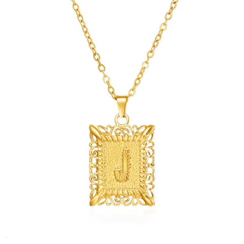 【LAST DAY 49% OFF】Initial Letter Pendant Necklaces