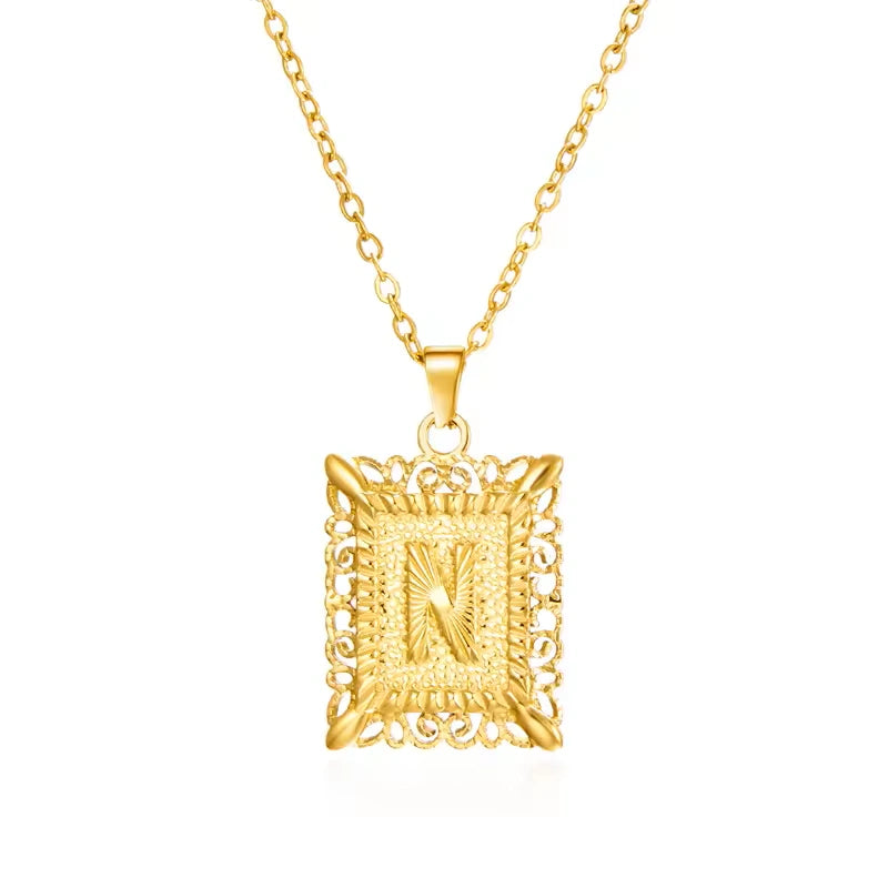 【LAST DAY 49% OFF】Initial Letter Pendant Necklaces