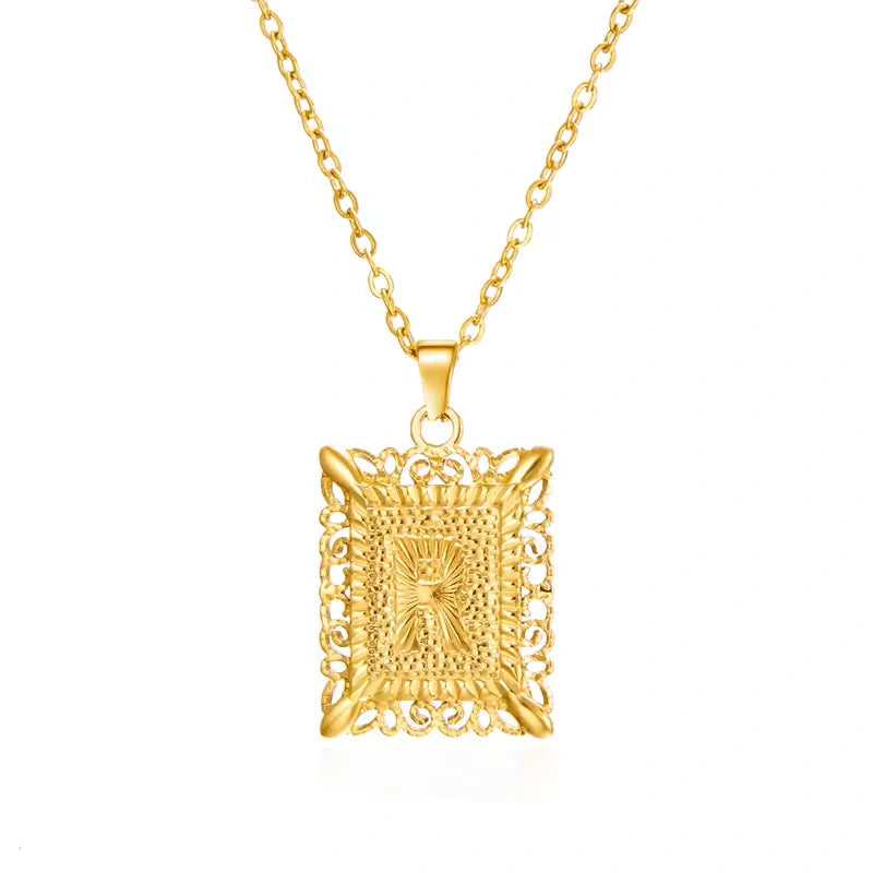 【LAST DAY 49% OFF】Initial Letter Pendant Necklaces