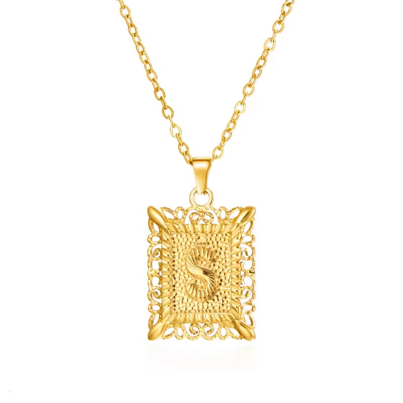 【LAST DAY 49% OFF】Initial Letter Pendant Necklaces