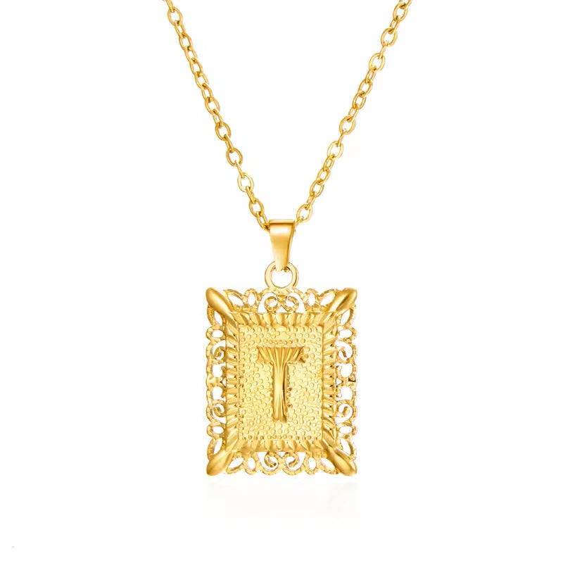 【LAST DAY 49% OFF】Initial Letter Pendant Necklaces